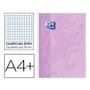 Oxford Cuaderno con Espiral Europeanbook 1 A4+ 80 Hojas Malva Pastel
